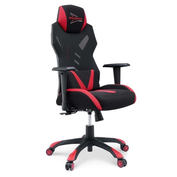 Modway Furniture Speedster Mesh Gaming Computer Chair - Black Red EEI-3901-BLK-RED